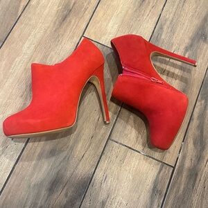 Steve Madden Galoree Red Suede
